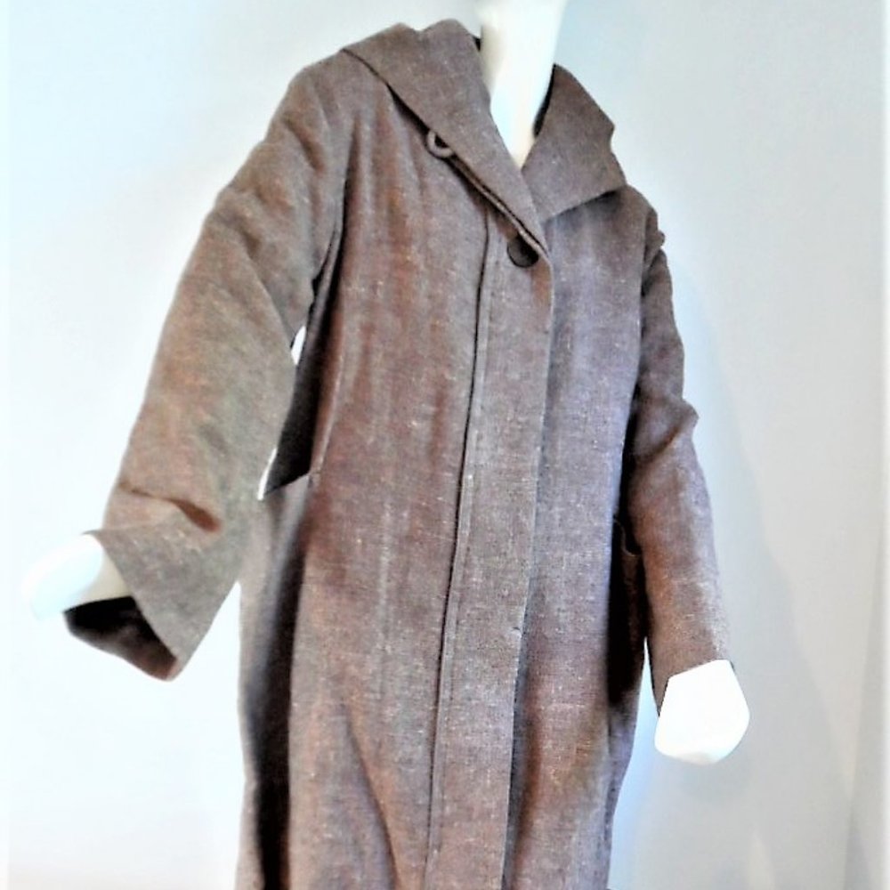 EVELYNE  BRANDT  LUXURY COAT 100% VIRGIN WOOL LINING   NEW
